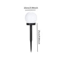 4/2Pcs Solar Powered LED Bulb Lamp Energy Light Waterproof Outdoor Garden Light Street Solar Panel Ball Lights Lawn Yard Lamp