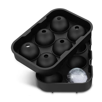 Large Ice Cube Trays Silicone Ice Cube Molds for Freezer with Lid Reusable Whiskey Ice Mold Ball Diamond Ice Mold JT08