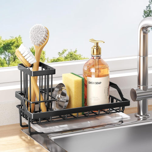 Stainless Steel Kitchen Sink Caddy with Removable Drip Tray