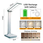 LED Desk Lamp USB Rechargeable Table Lamp 3 Levels Dimmable Touch Desk Lighting Eye Protection Foldable for Bedroom Desk Light