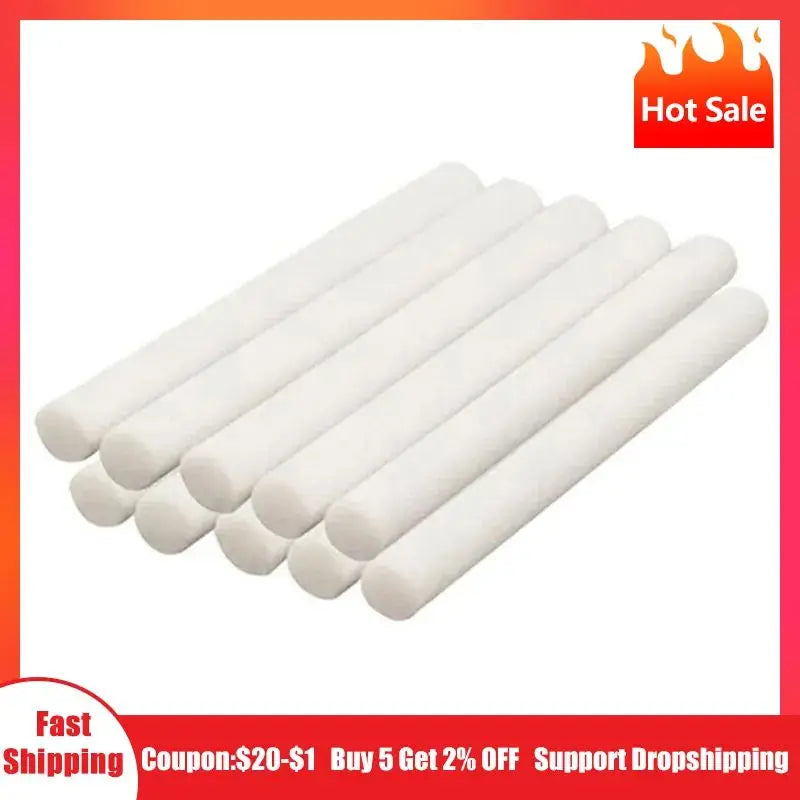 10Pcs/Pack Humidifier Filter Special Replacement Cotton Sponge Stick for USB Humidifier Aroma Diffuser Mist Maker Air Humidifier
