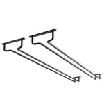 Wall Mount Wine Glass Holder under Cabinet Wine Glass Holder Hanger Organizer Convenience Hanging Stemware Holder for Kitchen