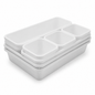 8-Piece Drawer Organizer Tray Set