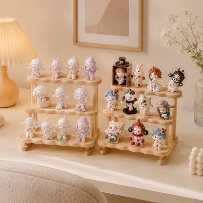 Tiered Wooden Countertop Organizer