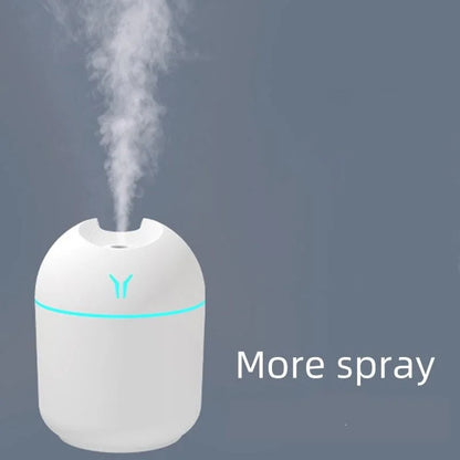 USB Mini Air Humidifier Aroma Essential Oil Diffuser for Home Car Ultrasonic Mute Mist Maker Diffuser with LED Color Lamp